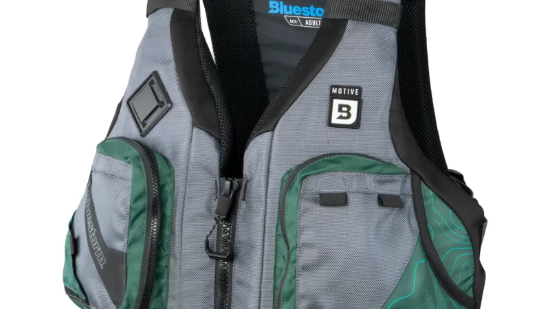 Bluestorm Motive Hunter Green Kayak Fishing Vest (Varias Tallas a Elegir)