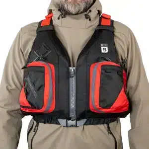 Bluestorm Motive Nitro Red Kayak Fishing Vest L/XL