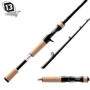 13 Fishing Omen Black Casting Rod 7’1″ Heavy OB3C71H
