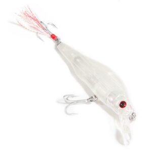 Vense Percha Minnow Lure 80mm Ghost