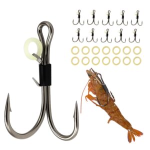 Oxigen Live Puppet Live Shrimp Holder Double Hook 1/0 5pz