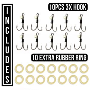 Oxigen Live Puppet Live Shrimp Holder Double Hook 1/0 5pz