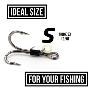 Oxigen Live Puppet Live Shrimp Holder Double Hook 1/0 5pz