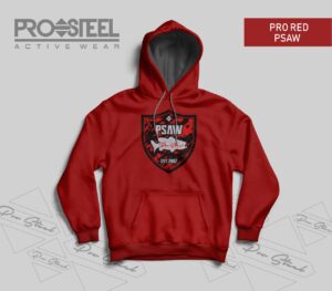 Hoodie Pro Steel Pro Red Psaw -L-
