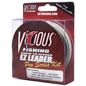 Vicious EZ Leader Pro Series Kit Braid-to-Fluoro