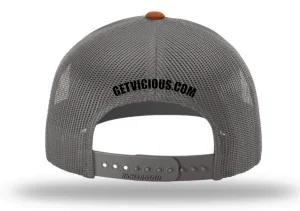 Vicious Logo Cap – Gray/Charcoal/Orange