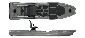 Bonafide XTR130 Kayak Top Gun Grey