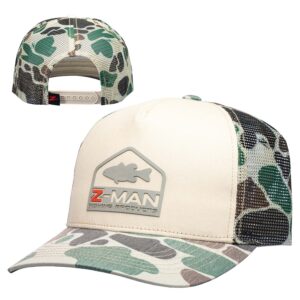 Z-Man Camo Bass Trucker HatZ