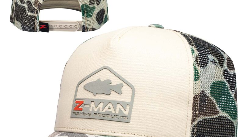 Z-Man Camo Bass Trucker HatZ Khaki/Camo