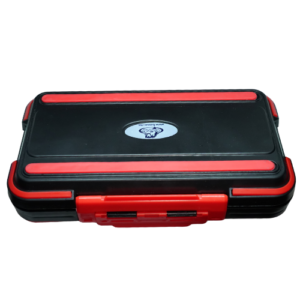 BassAr Terminal Tackle Box Black Red