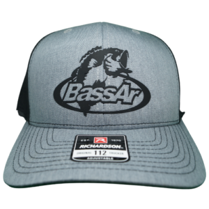 BassAr Trucker Cap Adjustable Black/Gray
