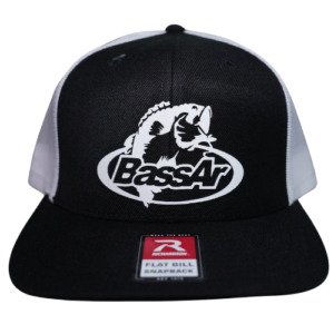 BassAr Trucker Cap Adjustable Black/White