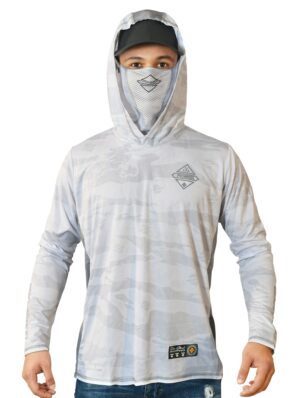 Pro Steel Ice Camo Hoodie y Suncover Combo (Varias Tallas)