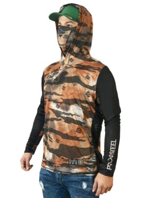 Pro Steel Sand Camo Hoodie y Suncover Combo (Varias Tallas)