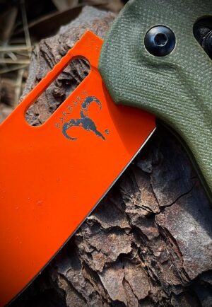 Navaja Barbary 3.5″ Verde Camuflaje/Naranja