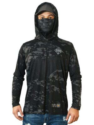 Pro Steel Black Ice Hoodie y Suncover Combo (Varias Tallas)