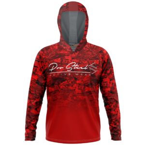 Pro Steel ProCamo Hoodie Red – XL