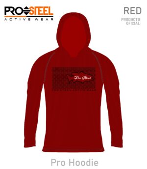 Pro Steel Pro Hoodie Red (Algodon) – M