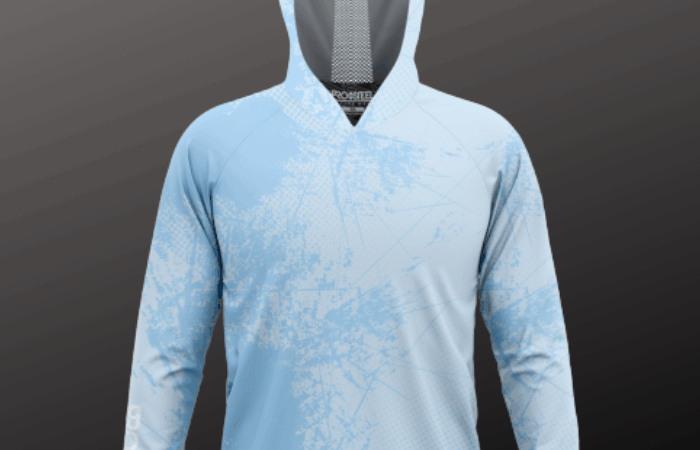 Pro Steel Hoodie Sky Blue Splatter (Varias Tallas a Elegir)